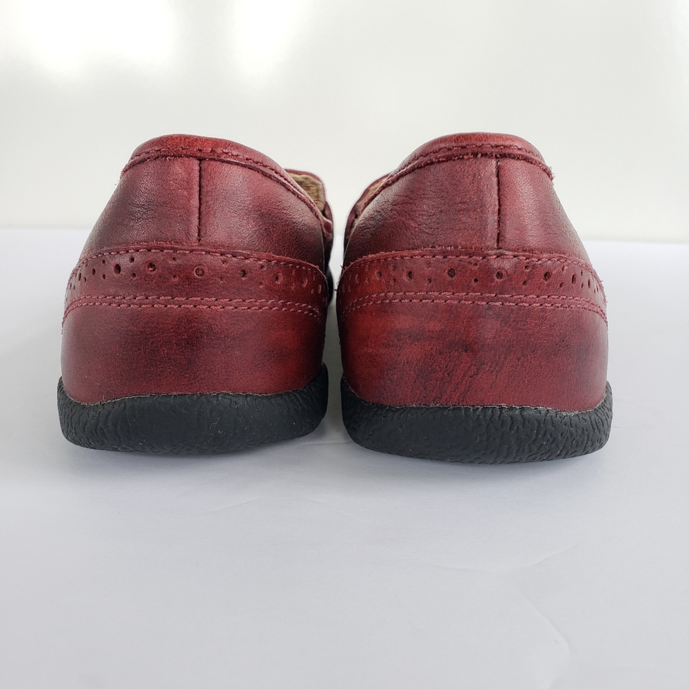KEEN Women's Leather Brick Red Loafers Size 6.5 - Picture 7 of 8